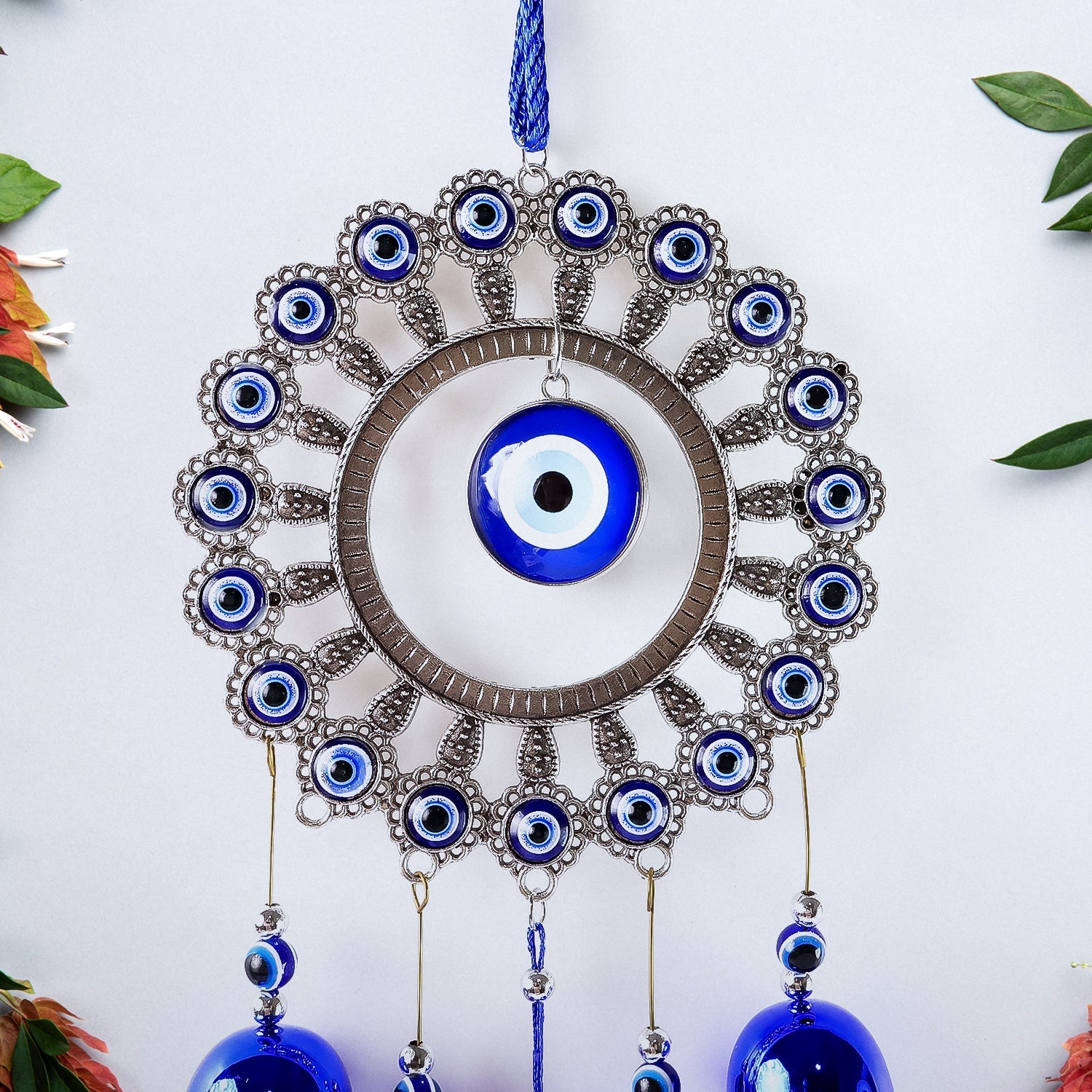 Decorative OM Evil Eye Wind Chime Wall Hanging (Mix Desin & 1 Pc) Decorative OM Evil Eye Wind Chime Wall Hanging (Mix Desin & 1 Pc)